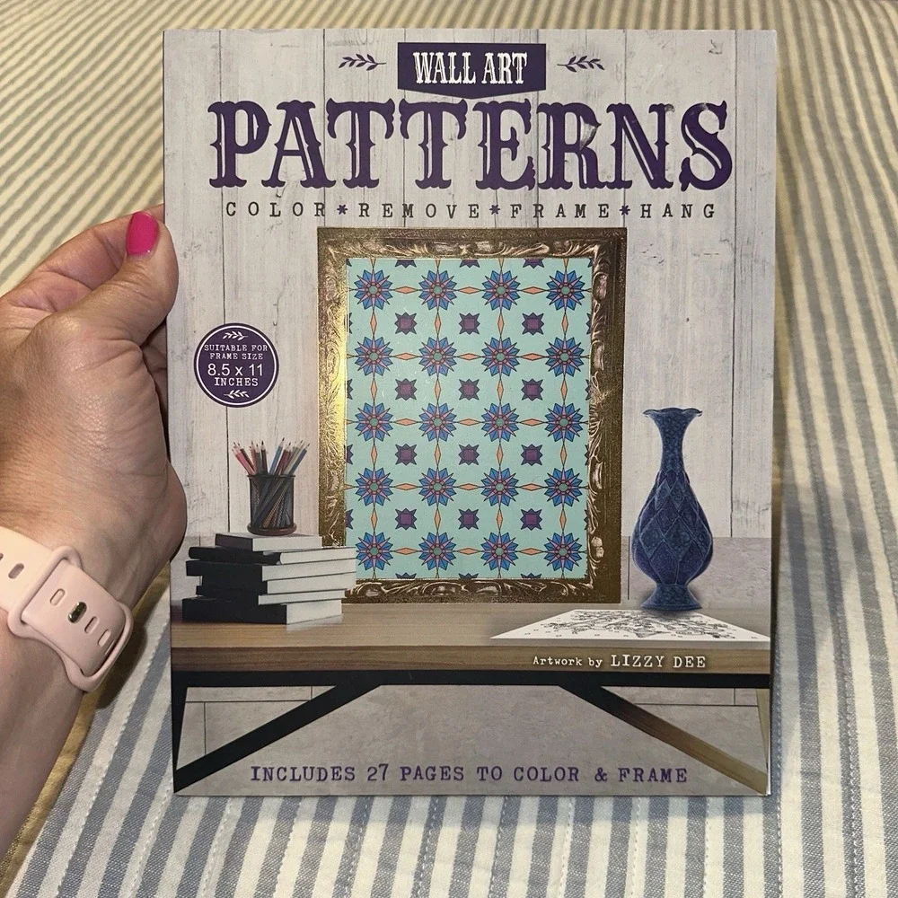 PATTERN: COLOR, REMOVE, FRAME, HANG. BY PARRAGON BOOKS
